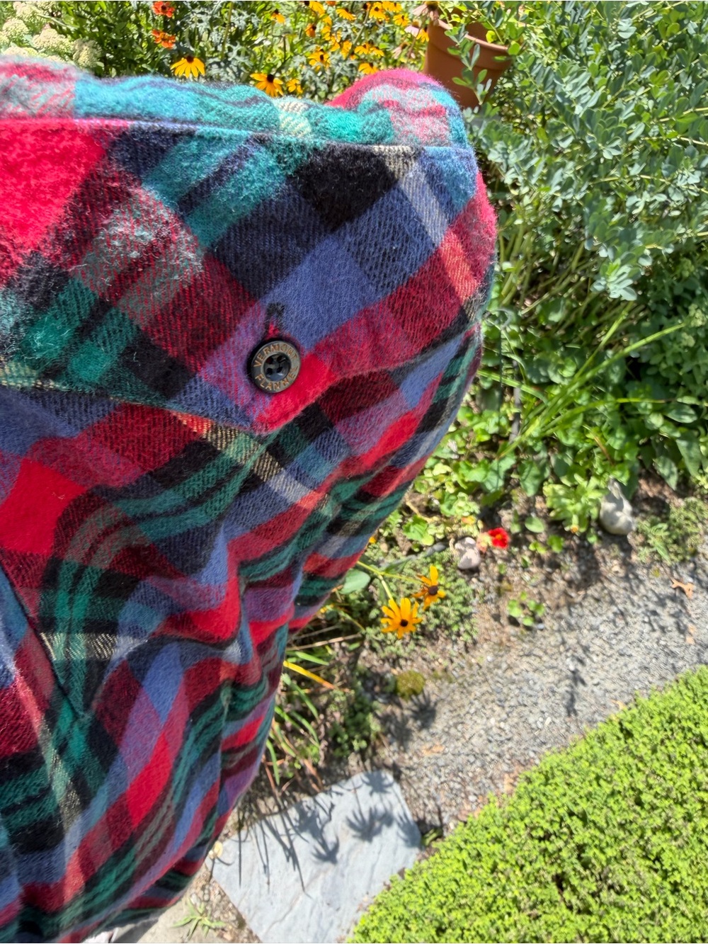 The Vermont Flannel Co Button Down in "Fashion Stewart" Red Men’s XL - Picture 4 of 6